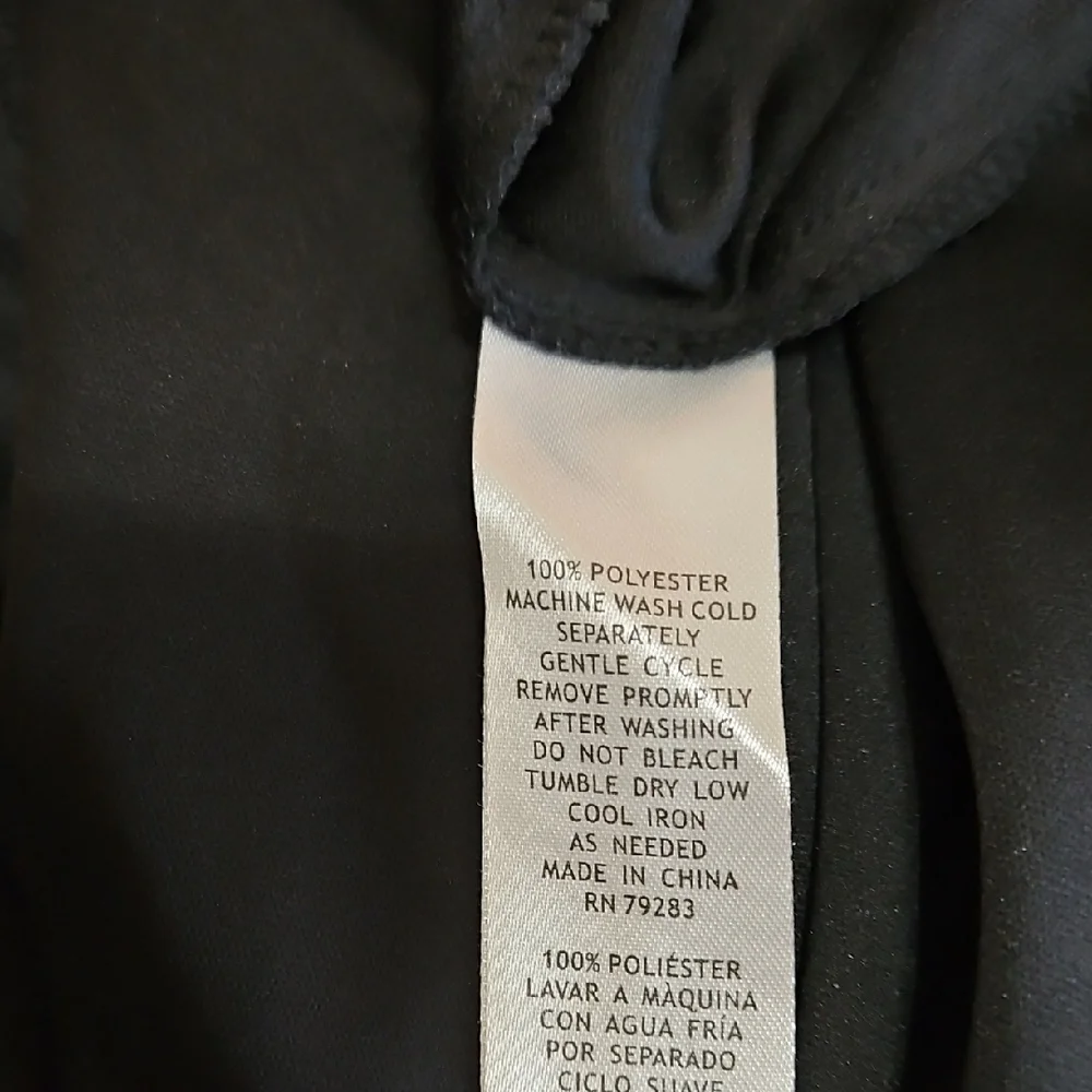 Alex Evenings Elegant Elastic Waist Black Maxi Skirt With Tiered Hem Size L - Picture 8 of 8